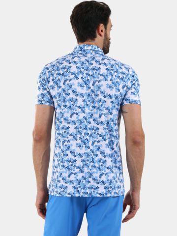 Chervo ALBERGO Halbarm Polo blau