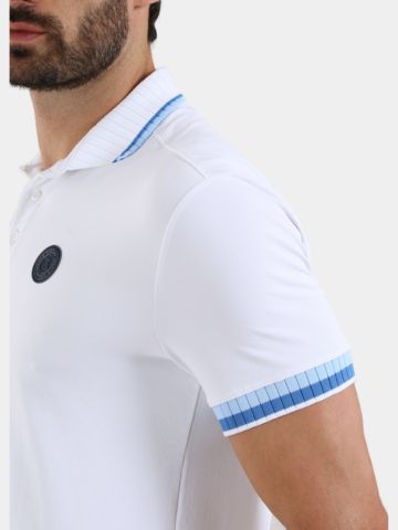 Chervo ALMANACCO Halbarm Polo weiß