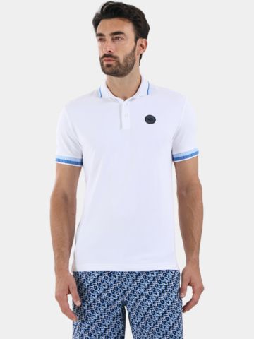 Chervo ALMANACCO Halbarm Polo weiß