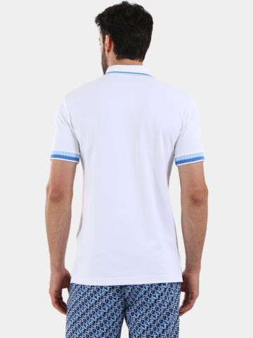 Chervo ALMANACCO Halbarm Polo weiß