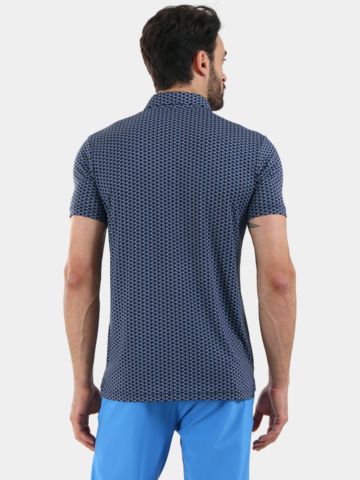 Chervo ALBERGO Halbarm Polo marine