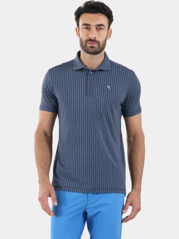 Chervo ALBERGO Halbarm Polo marine