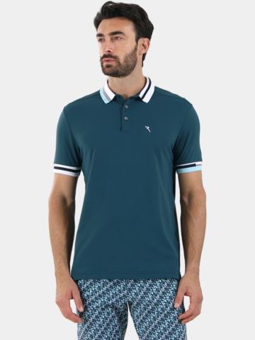 Chervo ALLARME Halbarm Polo grün