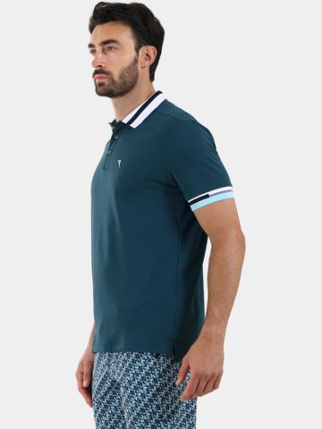 Chervo ALLARME Halbarm Polo grün