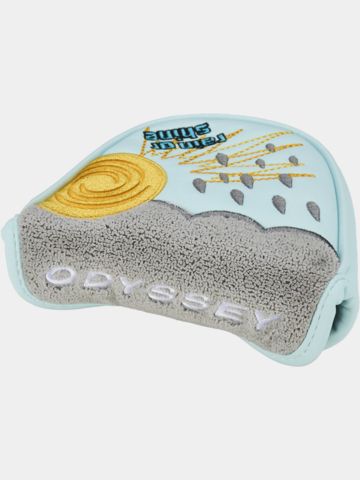 Odyssey Rain or shine Mallet Headcover blau