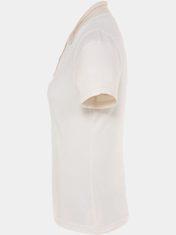 Malbon Malbon PALOMA half-sleeved polo ecru