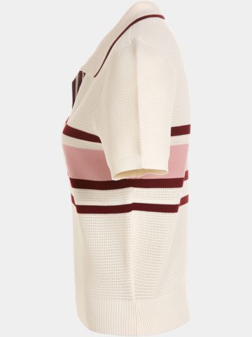 Malbon  CARINA half-sleeve polo ecru