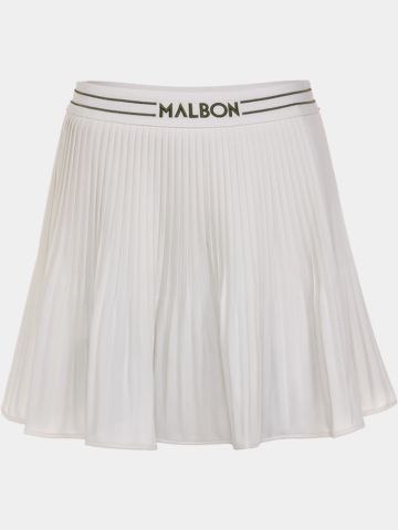 VALENTINA PLEATED SKIRT short skort ecru