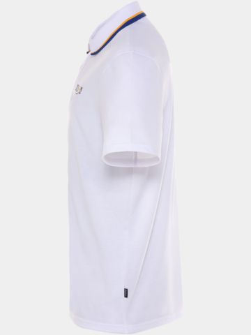 Malbon GRASSE PIQUE Halbarm Polo weiß