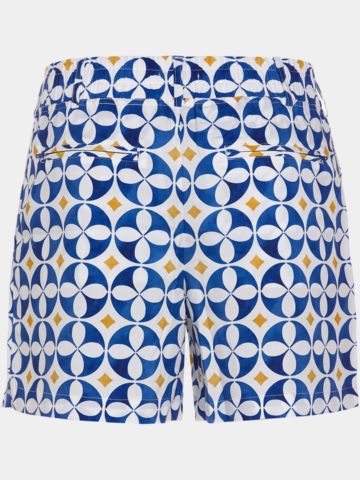 Malbon RIVIERA SCOOTER SHORT Bermuda Hose weiß