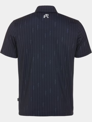 Malbon PERFORMANCE PIQUE Halbarm Polo schwarz