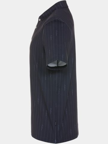 Malbon PERFORMANCE PIQUE Halbarm Polo schwarz