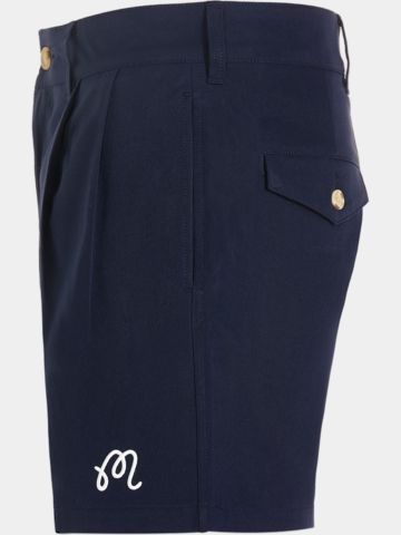 Malbon CLASSIC PLEATED SHORT reg Bermuda Hose navy