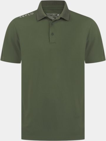 Bohai half-sleeved polo dark green