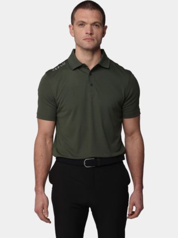 Reflo Bohai Halbarm Polo dunkelgrün