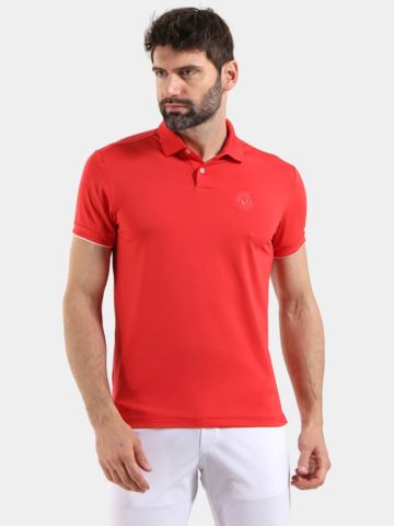 Chervo ACCUSA Halbarm Polo rot