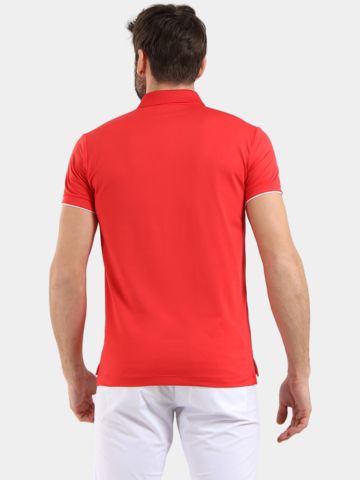 Chervo ACCUSA Halbarm Polo rot