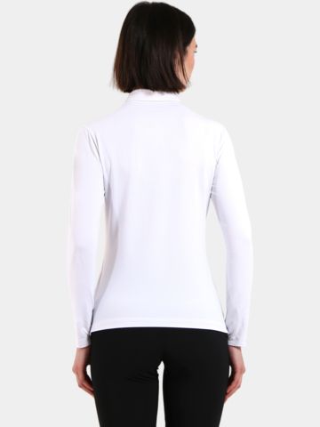 Chervo ABRACADABRA long sleeve polo white