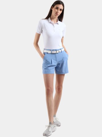 Chervo ANTRACITE Halbarm Polo weiß