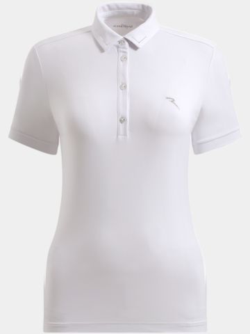 Chervo ANTRACITE Halbarm Polo weiß