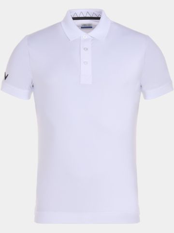 Callaway SHORT SLEEVE UKX SOLID POLO weiß