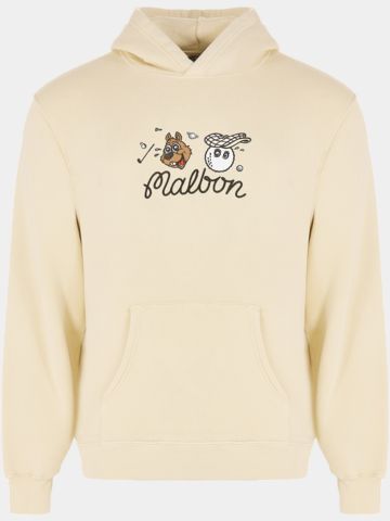 Malbon TWO MAN SCRAMBLE Sweat Hoodie sand