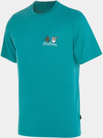 Malbon  TWO MAN SCRAMBLE T-SHIRT petrol