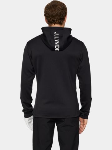 J.Lindeberg Aerial Full Zip Hood Stretch Jacke schwarz