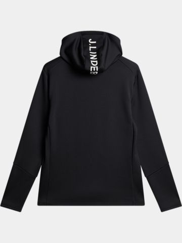 J.Lindeberg  Aerial Full Zip Hood Stretch Jacket black