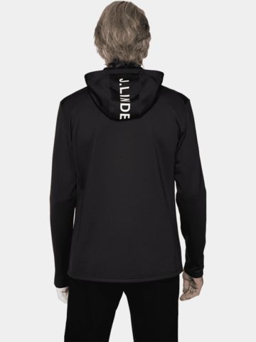 J.Lindeberg Aerial Full Zip Hood Stretch Jacke schwarz