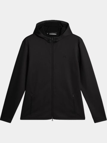 J.Lindeberg  Aerial Full Zip Hood Stretch Jacke schwarz