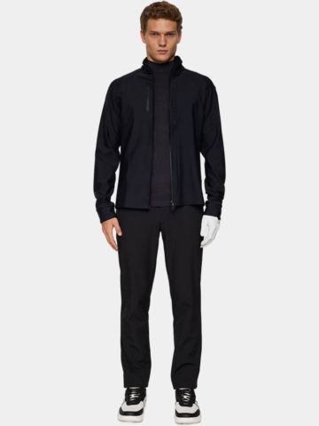 J.Lindeberg  Tayler Zip Mid Layer Stretch Jacket black