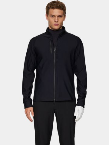 J.Lindeberg  Tayler Zip Mid Layer Stretch Jacket black
