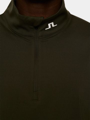 J.Lindeberg  Tour Tech Stretch Midlayer olive