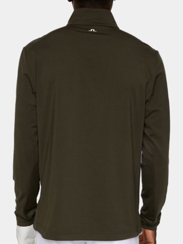 J.Lindeberg Tour Tech Stretch Midlayer oliv