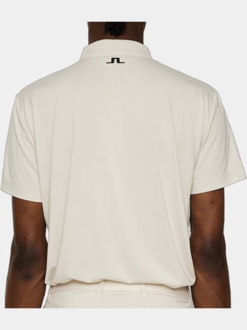 J.Lindeberg Lionel Halbarm Polo beige