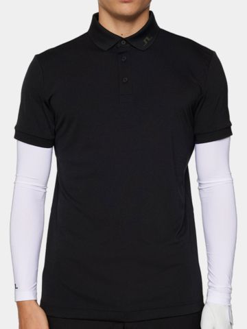 J.Lindeberg KV Print Halbarm Polo schwarz