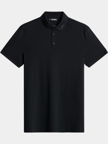 J.Lindeberg  KV Print Half Sleeve Polo black