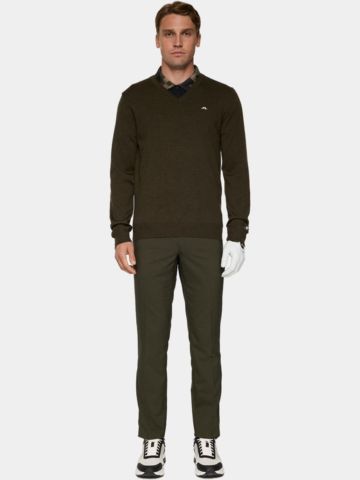 J.Lindeberg  Lymann Knitted Sweater Pullover olive