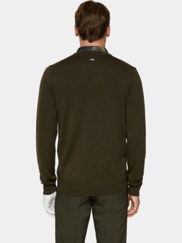 J.Lindeberg Lymann Knitted Sweater Pullover oliv