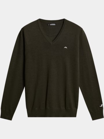 J.Lindeberg  Lymann Knitted Sweater Pullover olive