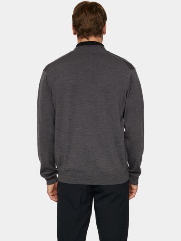 J.Lindeberg  Lucas Knitted Cardigan dark gray