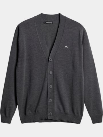 J.Lindeberg  Lucas Knitted Cardigan dark gray