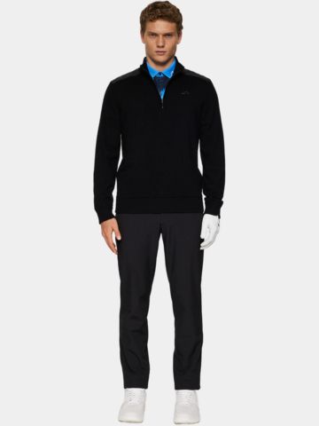 J.Lindeberg  Jeffrey Windbreaker Sweater Windstopp Strick schwarz