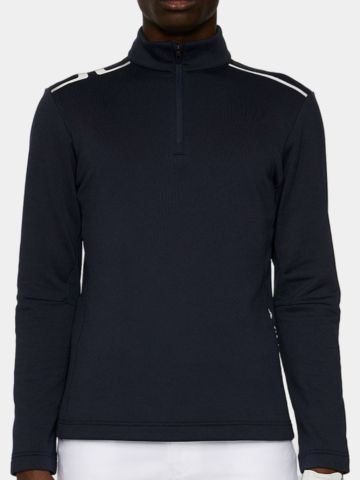 J.Lindeberg  Vinnie Quarter Zip Stretch Midlayer navy