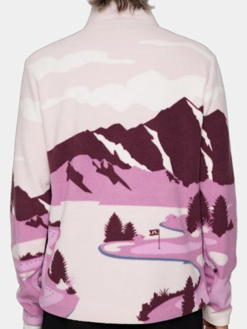 J.Lindeberg Sammie Pile Jacket Fleece Midlayer beere