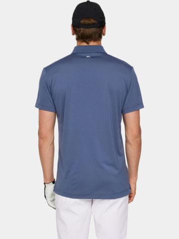 J.Lindeberg  Bridge Halbarm Polo blau