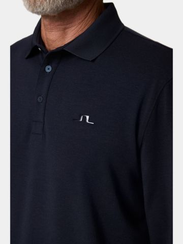 J.Lindeberg  Florian long sleeve polo navy