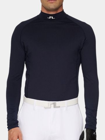 J.Lindeberg Ello Brushed Top Mock Unterzieher navy