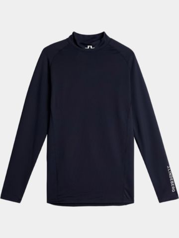 J.Lindeberg  Ello Brushed Top Mock Unterzieher navy
